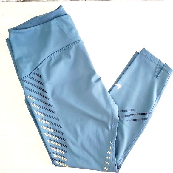 Nike Women's Power Speed Graphic Running 7/8 Tights Leggings Gym Pants Sz Xl New